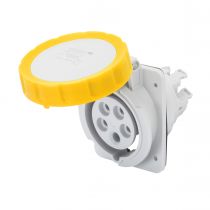 Socle de prise à encastrer à 10° étanche - 3p+t 16a 110 v 4h- montage et câblage rapides (GW62225FH)