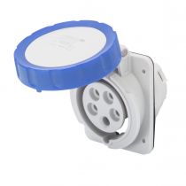 Socle de prise à encastrer à 10° étanche - 3p+t 16a 230v 9h (GW62228H)