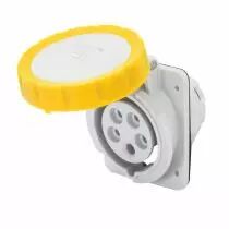 Socle de prise à encastrer à 10° étanche - 3p+t 32a 110 v 4h (GW62236H)