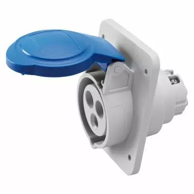 Socle de prise � encastrer � 10� prot�g� - 2p+t 32a 230v 6h (GW62216H)