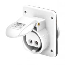 Socle de prise à encastrer à 10° protégé - 3p 32a 42v 12h (GW62277)