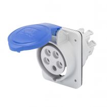 Socle de prise à encastrer à 10° protégé - 3p+n+t 16a 230v 9h- montage et câblage rapides (GW62207FH)