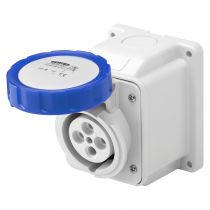 Socle de prise en saillie à 10° étanche - 2p+t 16a 230v 6h (GW62426)