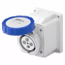 Socle de prise en saillie à 10° étanche - 3p+n+t 16a 230v 9h (GW62428)