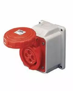 Socle de prise en saillie � 10� �tanche - 3p+t 63a 500v 7h