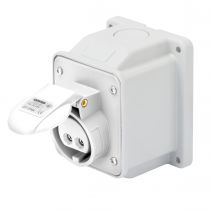 Socle de prise en saillie à 10° protégé - 2p 32a 24/42v cc 10 h (GW62473)