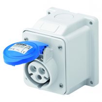 Socle de prise en saillie à 10° protégé - 2p+t 16a 220v 6h (GW62404)