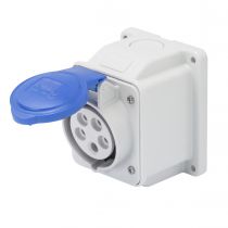Socle de prise en saillie à 10° protégé - 3p+n+t 16a 220v 9h (GW62406)