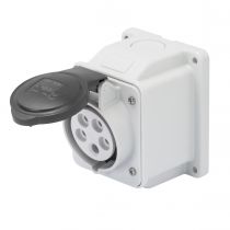 Socle de prise en saillie à 10° protégé - 3p+n+t 32a 500v 7h (GW62422)