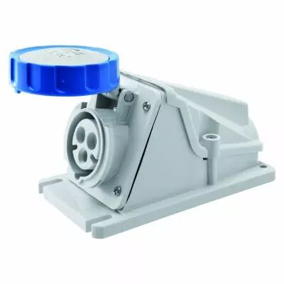 Socle de prise en saillie � 90� �tanche - 2p+t 16a 230v 6h (GW62499)
