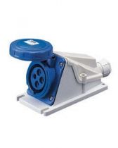 Socle de prise en saillie  90 tanche - 3p+n+t 125a 230v 9h