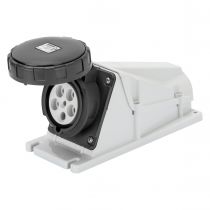 Socle de prise en saillie à 90° étanche - 3p+n+t 125a 500v 7h (GW62537)