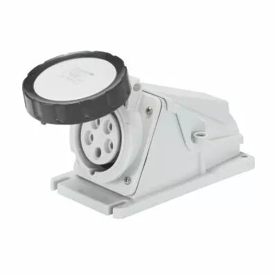Socle de prise en saillie � 90� �tanche - 3p+n+t 32a 500v 7h (GW62518)