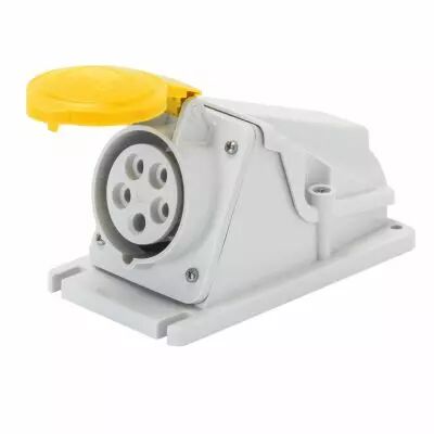 Socle de prise en saillie � 90� prot�g� - 2p+t 16a 110 v 4h (GW62474)