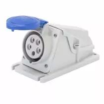 Socle de prise en saillie à 90° protégé - 2p+t 32a 230v 6h (GW62488)