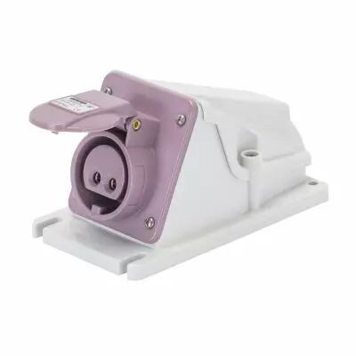 Socle de prise en saillie � 90� prot�g� - 3p 16a 24v s.r. (GW62539)