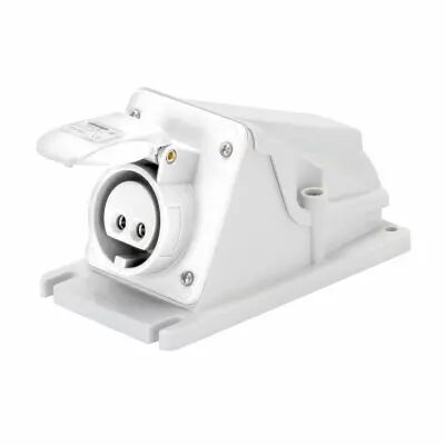 Socle de prise en saillie � 90� prot�g� - 3p 16a 42v 12h (GW62541)