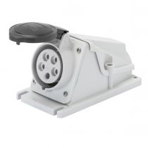 Socle de prise en saillie à 90° protégé - 3p+t 16a 500v 7h (GW62483)