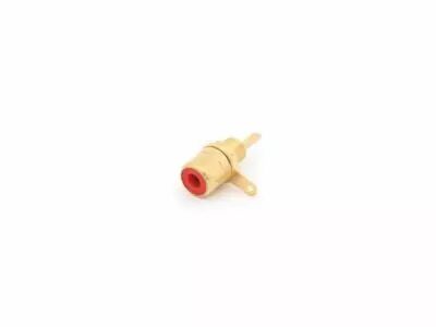 Socle femelle rca dore - rouge (CA056R)