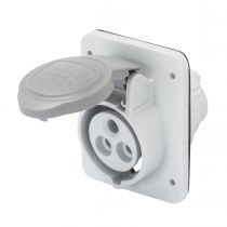 SOCLE PRISE 10° HP IP44 2P+T 16A TRASF.12H (GW62814H)