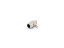 Socle rca femelle - nickel - noir (CA055HB)