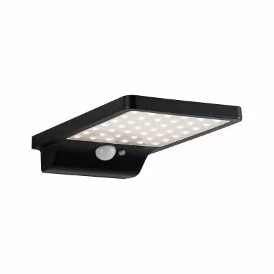 Solar Applique d\'ext�rieur LED Solveig d�tecteur de mouvement inclus IP44 3000K 350lm Noir (95393)