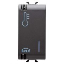 Sonda temperatura knx da incasso nero