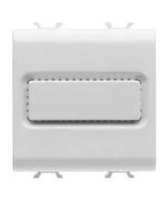 Sonnerie 3 entr�es ind�pendant - 12v ac/dc 6va 80 dba 1 m�tre - 2 modules - blanc - chorus