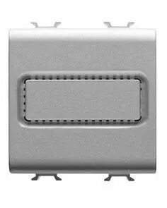 Sonnerie 3 entr�es ind�pendant - 230v ac - 50 hz 80 dba 1 m�tre - 2 modules - titane - chorus