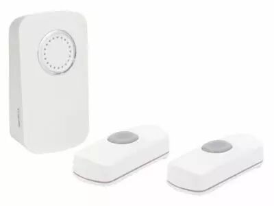 SONNETTE SANS FIL � PILES - 2 BOUTONS (EDMTW)