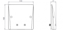 Sortie de cable blc 20/32A (60092)