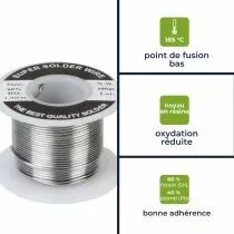 Soudure 60/40 1mm 100g (SOLD100G)