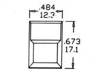 Sp86-a1-1-0 digitast rouge sans led (86A11)