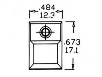 Sp86-a2-7-1c digitast bleu led rouge (86A271C)