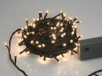 Sparkle Light LED - 12 m - 160 lampes blanc arizona - fil vert - modulateur (SP-LED-12-160-24V-AW)