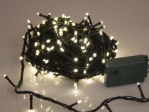 Sparkle Light LED - 16 m - 240 lampes blanc chaud - fil vert - modulateur (SP-LED-16-240-24V-UW)