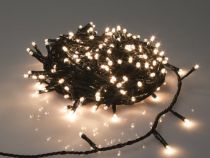 Sparkle Light LED - 20 m - 300 lampes blanches arizona - fil vert - modulateur (SP-LED-20-300-24V-AW)