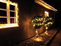 Sparkle Light LED - 8 m - 120 lampes blanc arizona - fil vert - modulateur (SP-LED-8-120-24V-AW)