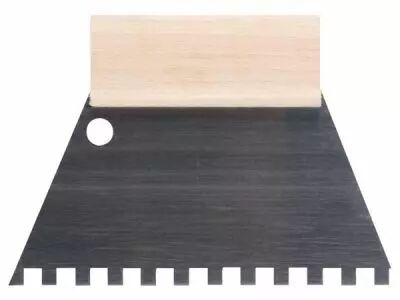SPATULE � COLLE - 180 mm - DENTS 8 x 8 mm (HE928180)