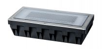Special Encastré kit solaire sol Box IP67 LED 1x0,6W 200x100mm clair acier/polycarbonate (93775)
