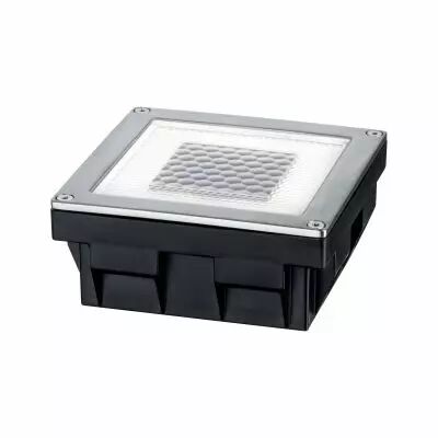 Special Encastr� kit solaire sol Cube IP67 LED 1x0,24W 100x100mm clair acier/polycarbonate (93774)