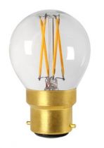 Sphérique G45 Filament LED 4W B22 2700K 350Lm Dimmable Claire (28658)