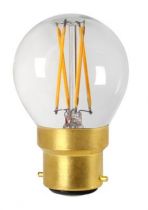 Sphérique G45 Filament LED 4W B22 2700K 350Lm Dimmable Claire (28658)