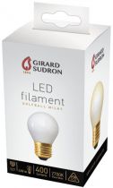 Sphérique G45 Filament LED 4W E27 2700K 400Lm Opaline (719001)