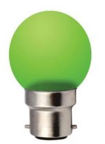 SPHERIQUE LED 1W B22 240V VERT