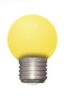SPHERIQUE LED 1W E27 240V JAUNE
