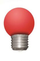 SPHERIQUE LED 1W E27 240V ROUGE