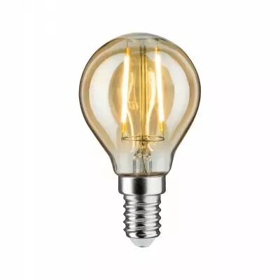 Sph�rique LED Vintage 2W E14 Dor� lumi�re dor�e (28525)