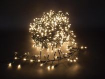 Spinlight LED - 12 m - 1020 lampes blanc chaud - fil noir - modulateur - 31V (SNL-LED-12-1020-31V-UW)