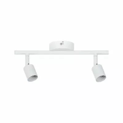 Spot de plafond Carolina GU10 230V max. 2x10W Blanc d�poli (66764)